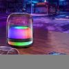 Bluetooth Speaker, Small Mini Wireless Portable Speakers with Colorful Light, HiFi Sound, Long Playtime,Gift for Women Girls Kids Daughter Sister